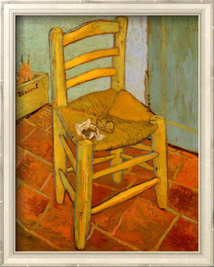 Van Goghs Chair - Van Gogh Painting On Canvas